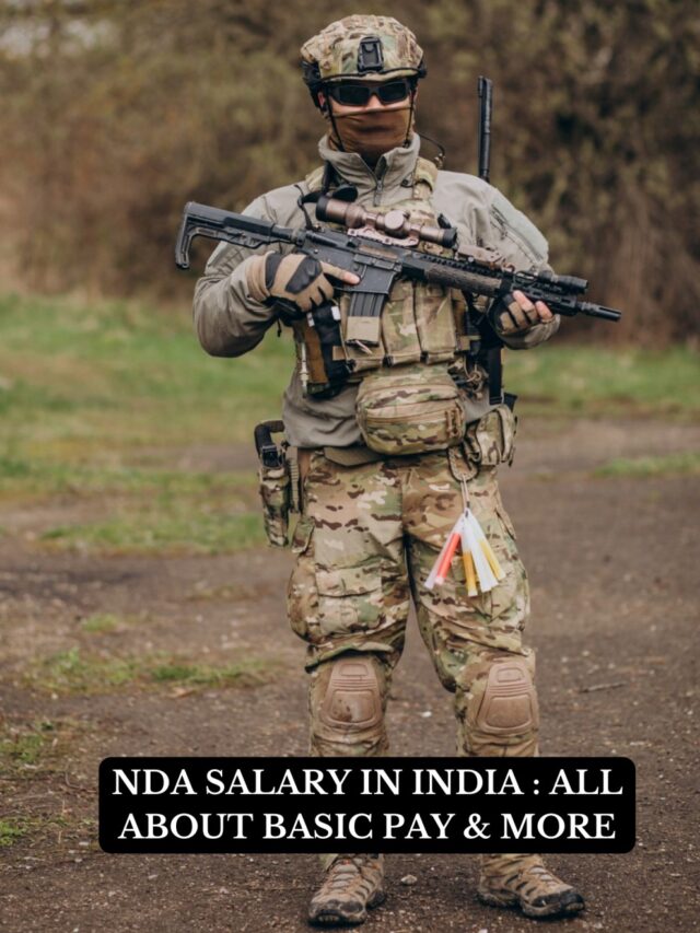 NDA Salary In India And About Basic Pay Doon Sainik Academy Best