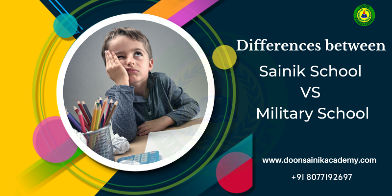 Differences between Sainik School and Military School?