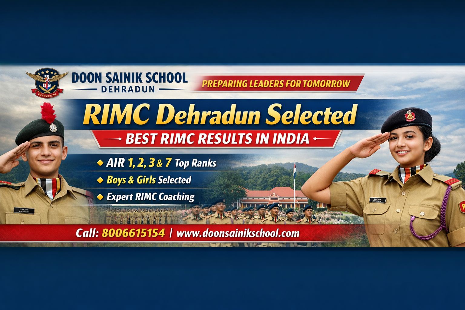 Life of Cadets at RIMC – Doon Sainik Academy