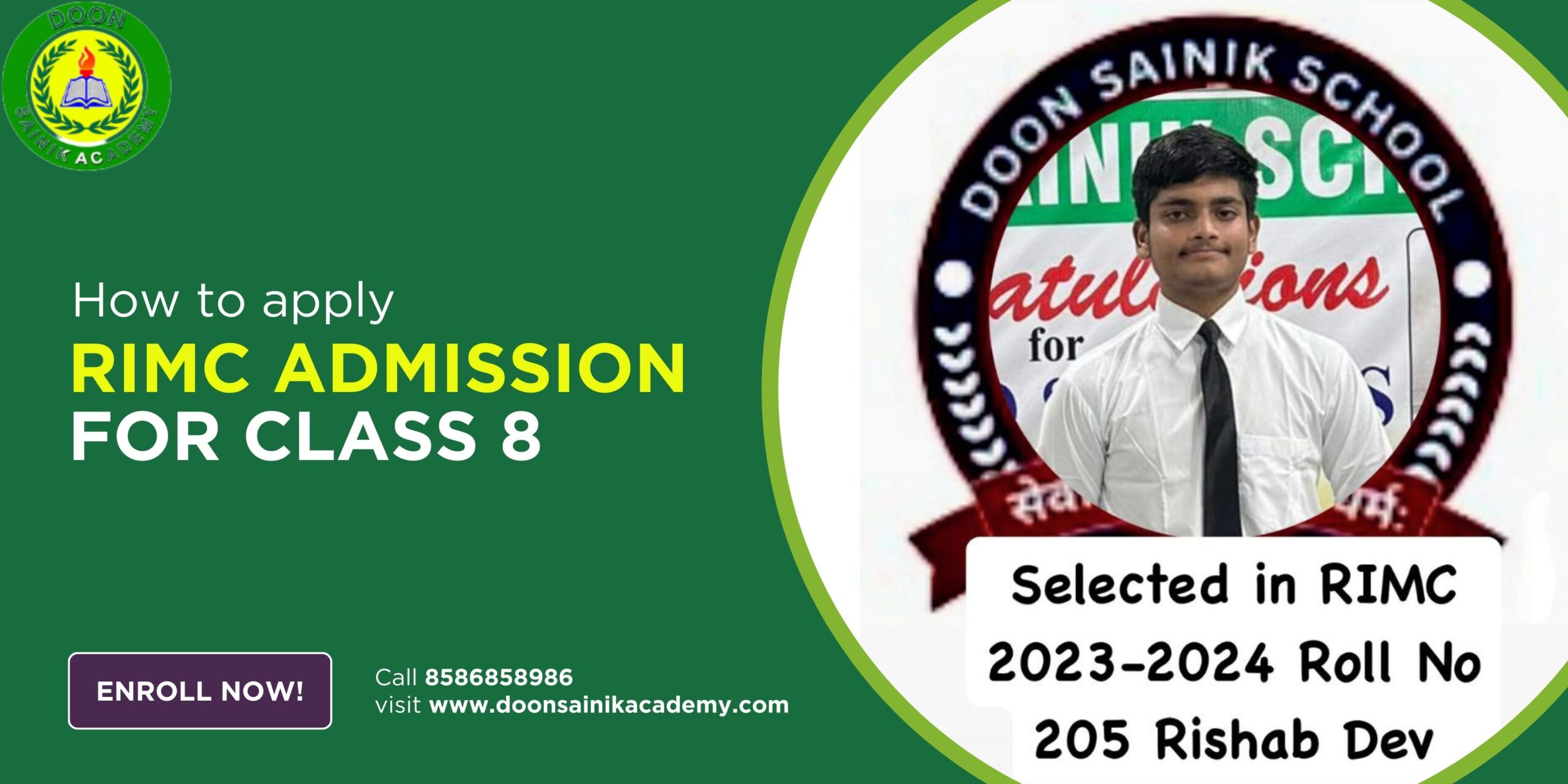 RIMC Admission for Class 8 – How to Apply