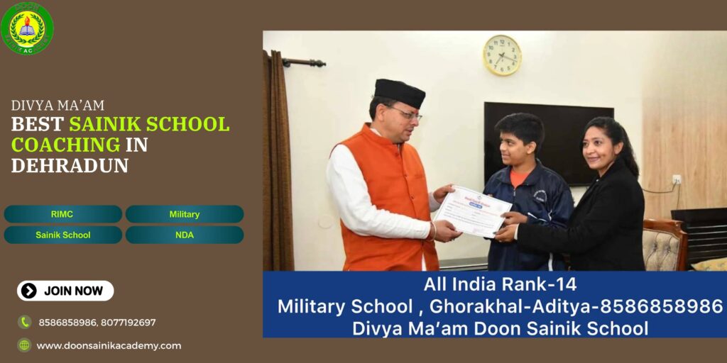Sainik School Coaching in Dehradun