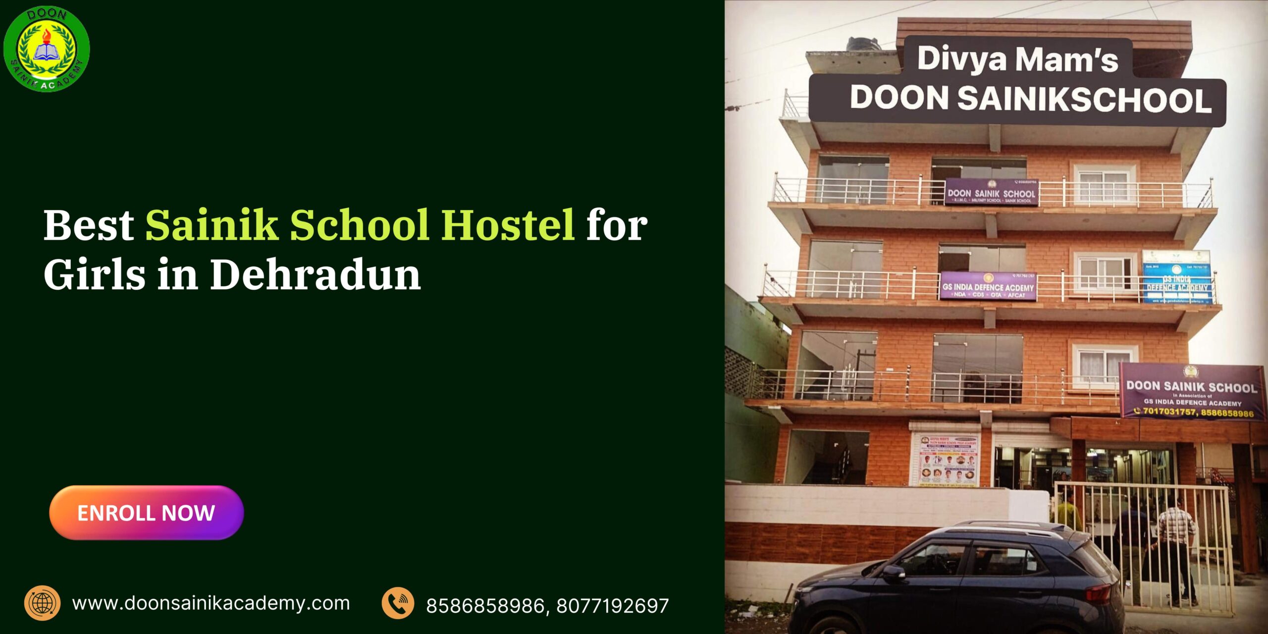Dehradun’s Best Girls Hostel for Sainik School Preparation