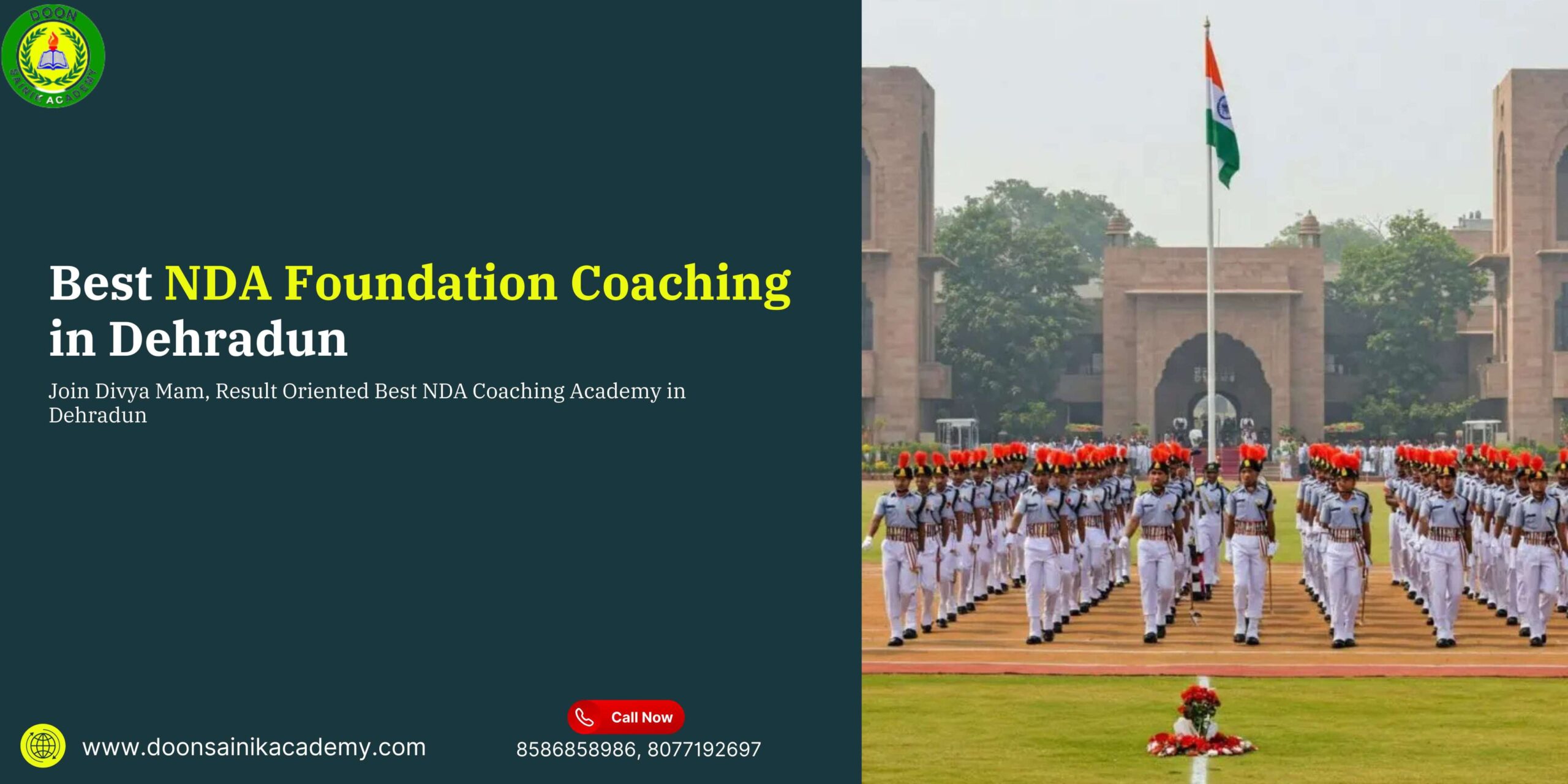Best Academy for NDA Foundation Coaching in Dehradun